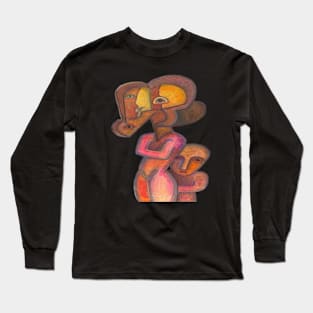 La mère qui protège Long Sleeve T-Shirt